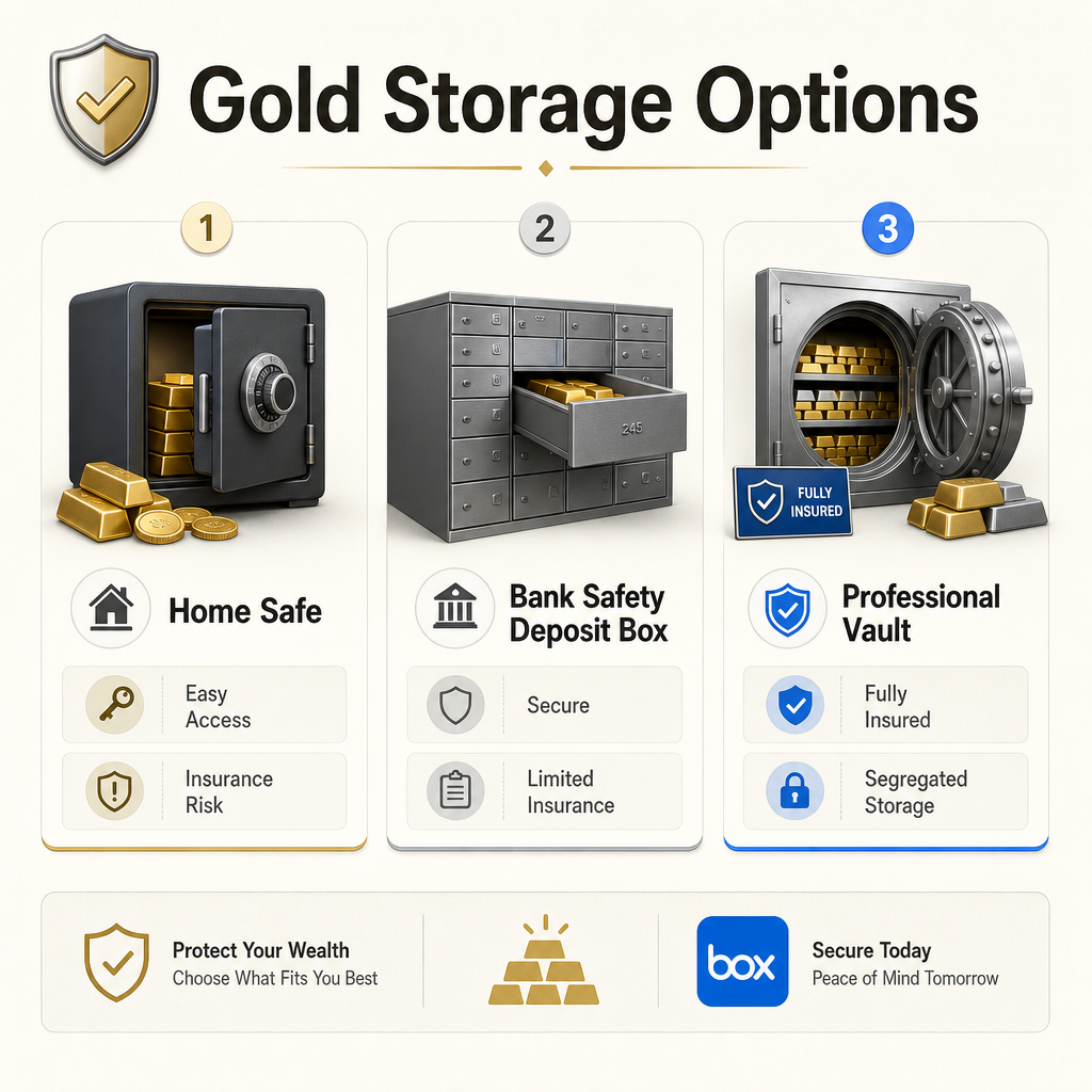Gold Storage Options