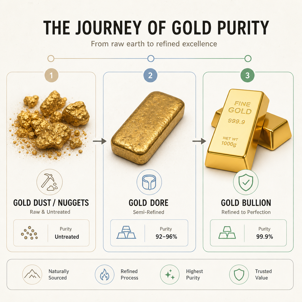 Gold Purity Breakdown Infographic
