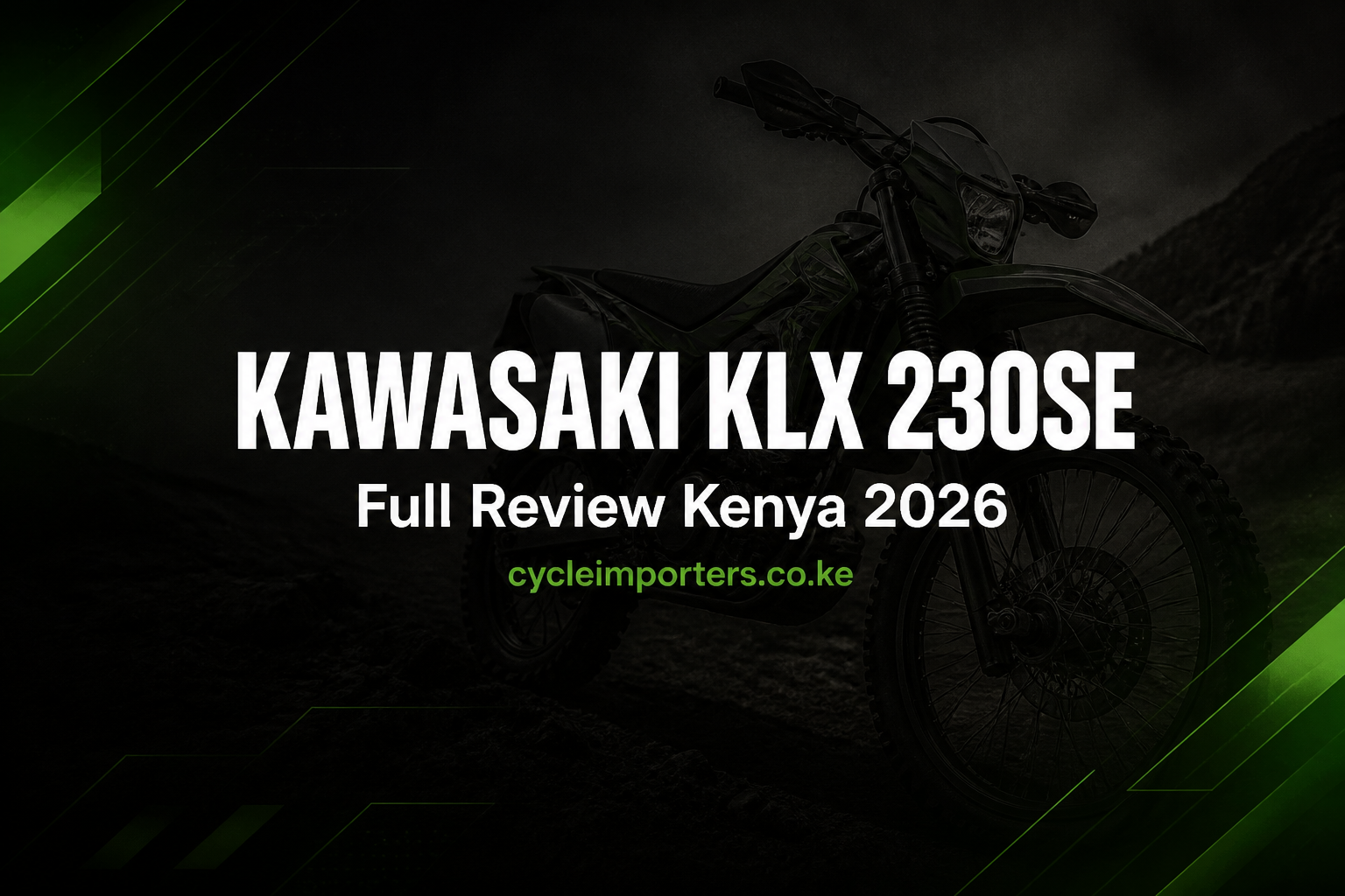 Kawasaki KLX 230SE Full Review Kenya 2026