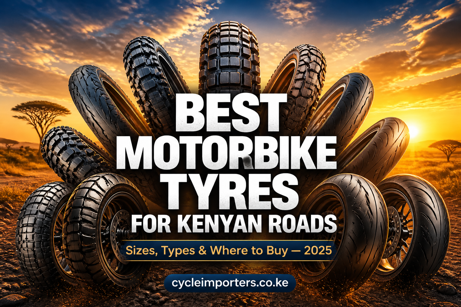 Best Motorbike Tyres for Kenyan Roads 2025: Sizes, Types & Where to Buy