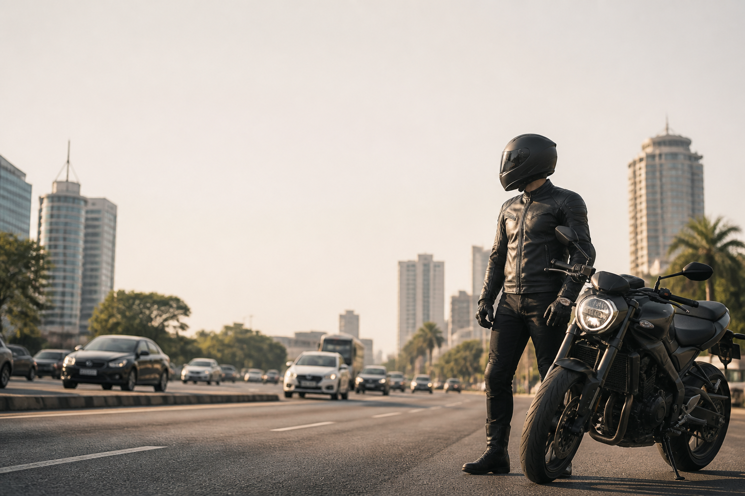Professional motorbike rider