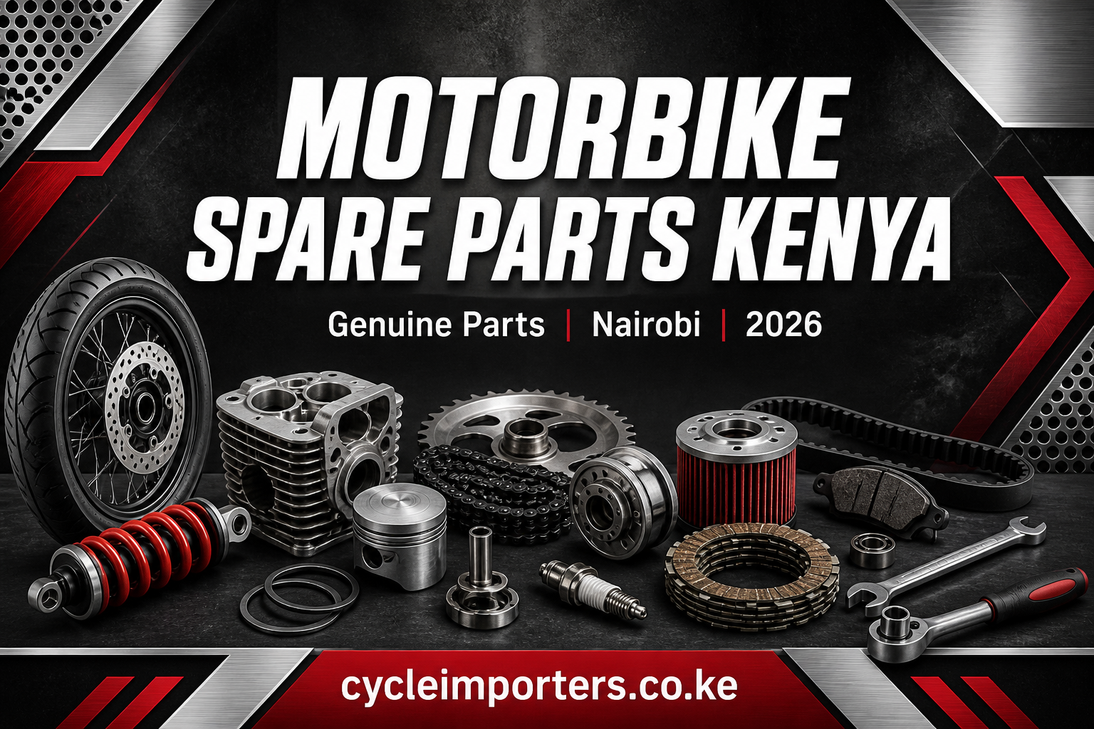 Motorbike Spare Parts in Kenya 2026: What to Buy, What to Avoid & Where to Source Quality Parts