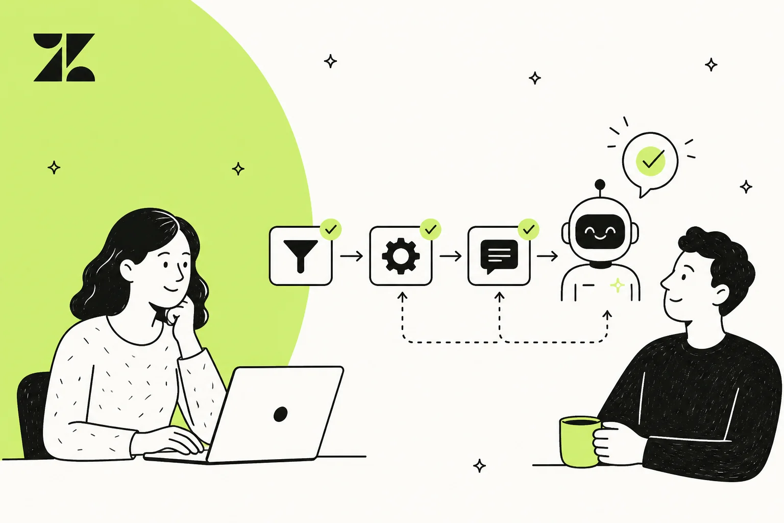 Zendeskで返信を自動化する方法（2026年版ガイド） | eesel AI