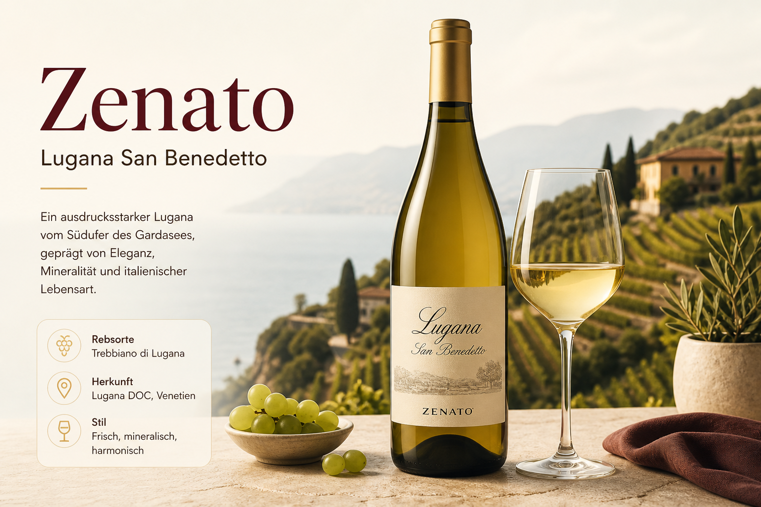 Lugana Zenato San Benedetto Weißwein 